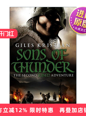 英文原版 Raven Sons of Thunder 渡鸦2 雷之子 Giles Kristian畅销维京系列历史小说 英文版 进口英语原版书籍