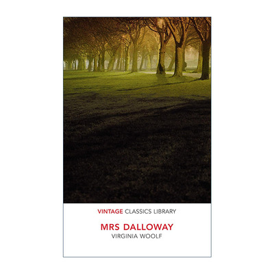 英文原版 Mrs Dalloway 达洛维夫人 Vintage经典图书馆系列 英文版 进口英语原版书籍
