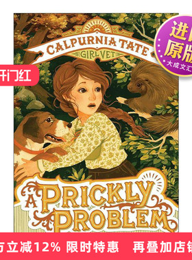 英文原版 A Prickly Problem 棘手的问题 兽医少女系列 英文版 进口英语原版书籍