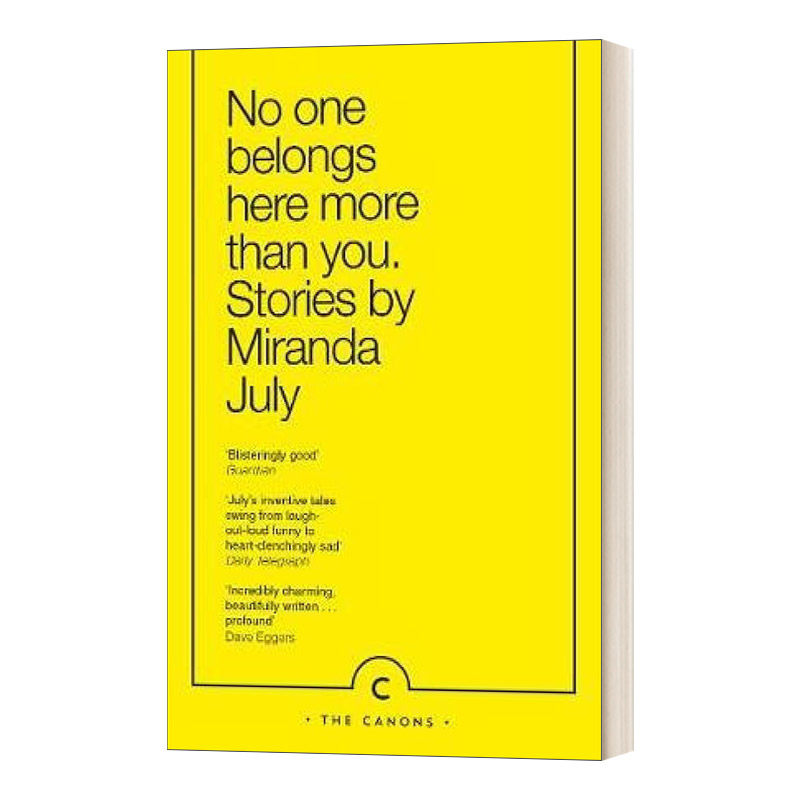 英文原版 No One Belongs Here More Than You 没有人比你更属于这里 弗兰克·奥康纳国际短篇小说奖 英文版 进口英语原版书籍