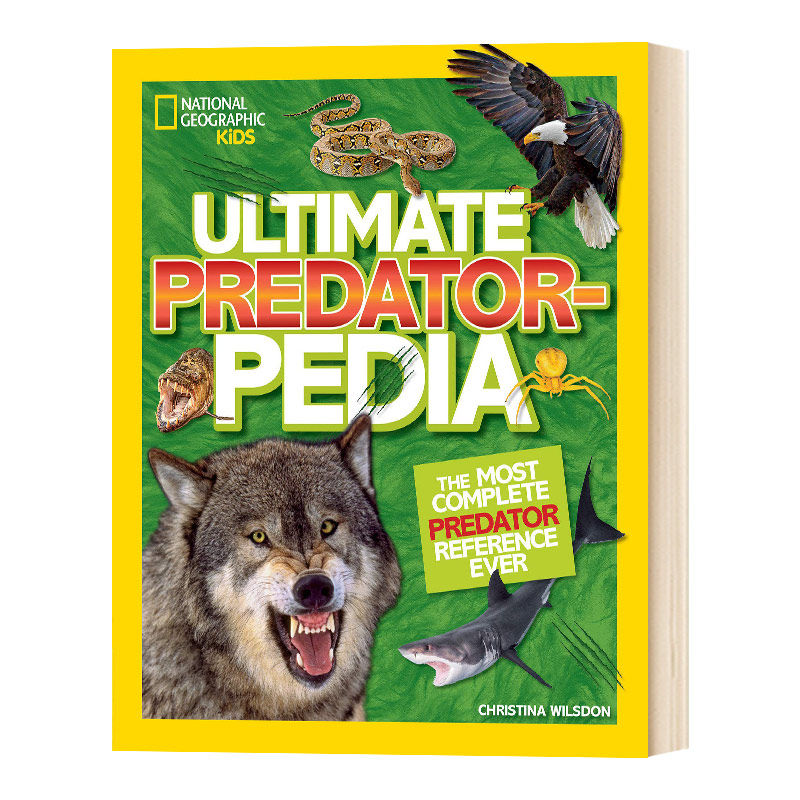 英文原版 美国国家地理 National Geographic Kids Ultimate Predatorpedia 精装收藏版 捕食性动物百科 STEAM科普读物儿童图书