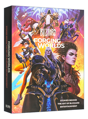 英文原版 Forging Worlds Stories Behind the Art of Blizzard Entertainment 炉石传说 暴雪30周年纪念册 精装画册 英文版进口书