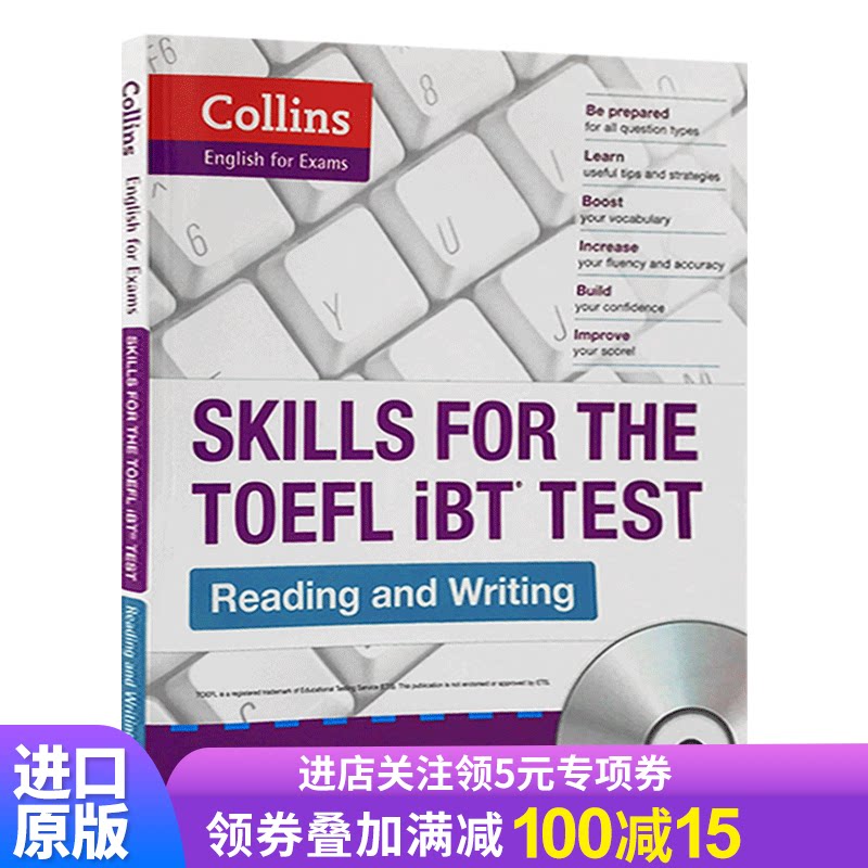 Skills for the TOEFL iBT Test Reading and Writing English Books TOEFL read writing examination guide English versionin the Books/Magazine/Newspaper , Imported Books(Including Hong Kong and Taiwan) , Original book exam class  category - from Buy2taobao.com to provide professional Taobao agent buy service