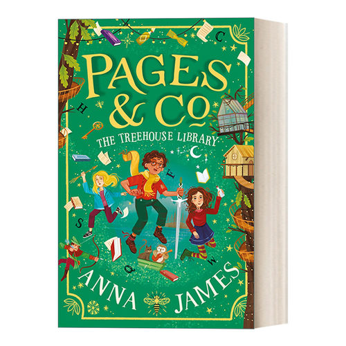 英文原版 Pages & Co. The Treehouse Library 穿梭童话集5 英文版 进口英语原版书籍 - 封面