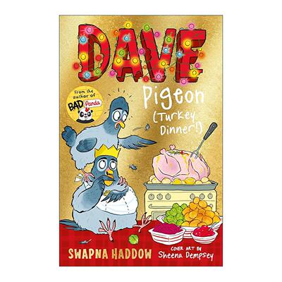 英文原版 Dave Pigeon Turkey Dinner 鸽子戴夫7 Swapna Haddow儿童幽默插画故事书 英文版 进口英语原版书籍