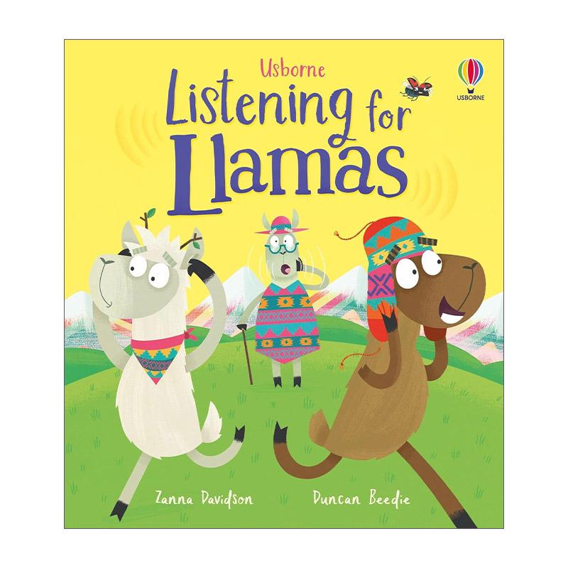 英文原版 Good Behaviour Guides Listening for Llamas 乐于倾听的美洲驼 尤斯伯恩儿童教养绘本精装 英文版 进口英语原版书籍