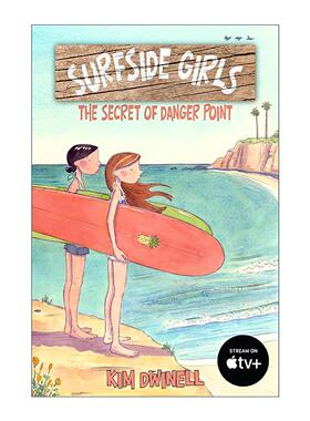 英文原版 Surfside Girls 01 The Secret of Danger Point 冲浪女孩系列1 危险点的秘密 推理冒险漫画 英文版 进口英语原版书籍