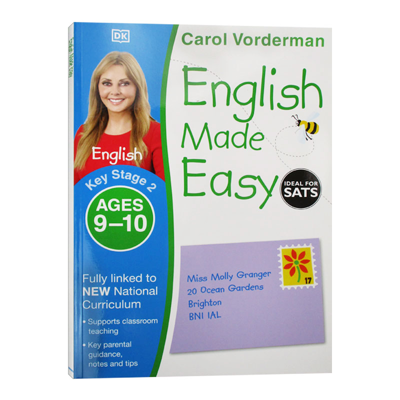 英文原版 English Made Easy Ages 9-10 Key Stage 2 DK英语一点通练习本 9-10岁 英文版 进口英语原版书籍儿童图书