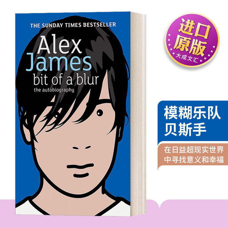 英文原版 bit of a blur  模糊乐队贝斯手 亚历克斯·詹姆斯自传 英文