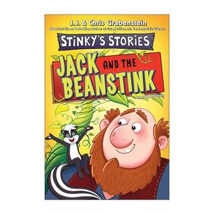 杰克和臭豆 Jack 臭臭 英文原版 章节书 英文版 the Grabenstein亚马逊畅销书作者 and Beanstink 神奇图书馆系列作者Chris 故事2