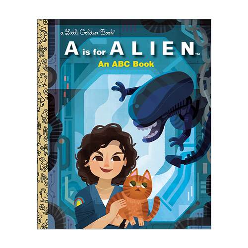 英文原版 A Is for Alien: An ABC Book (20th Century Studios) (Little Golden Book) 异形 兰登书屋精装小金书 英文版