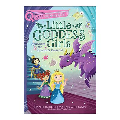 英文原版 Aphrodite & the Dragon's Emerald 阿佛洛狄忒与巨龙的绿宝石 小小女神卷11 英文版 进口英语原版书籍