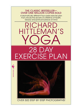 英文原版 Richard Hittleman's Yoga 28Day 理查德·希特曼28天瑜伽练习计划指南 哈达瑜伽 英文版 进口英语原版书籍