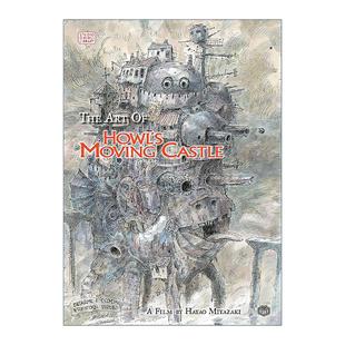 Howl Castle The 英文版 书籍 英文原版 精装 Art 哈尔 宫崎骏电影设定集 Moving 进口英语原版 移动城堡