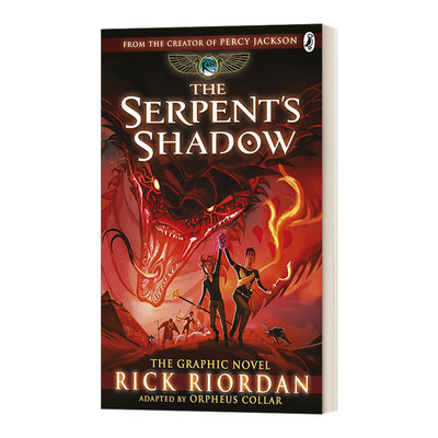 英文原版 The Serpent's Shadow The Kane Chronicles Book 3 波西 杰克逊埃及守护神系列漫画3 凯恩与蛇神暗影 英文版 进口书籍