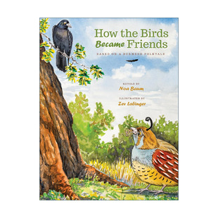 Birds 书籍 进口英语原版 Labinger How the 精装 Friends Became 英文版 英文原版 鸟儿是如何成为朋友 图画书 Zev