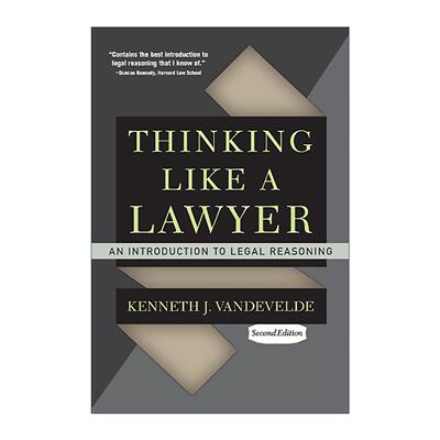 英文原版 Thinking Like a Lawyer An Introduction to Legal Reasoning 像律师一样思考 法律推理导论 第2版 进口英语原版书籍