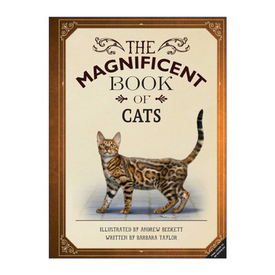 英文原版 The Magnificent Book of Cats 猫 科普大全 精装 全彩插图 英文版 进口英语原版书籍