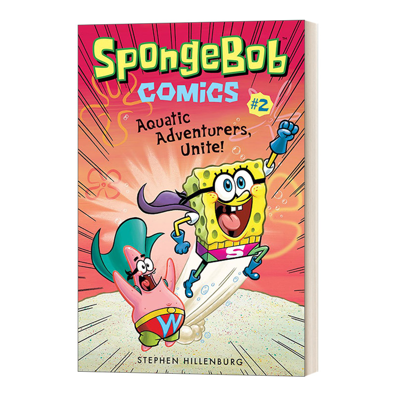英文原版 Spongebob Comics Book 2 Aquatic Adventurers Unite 海绵宝宝2 英文版 进口英语原版书籍儿童图书