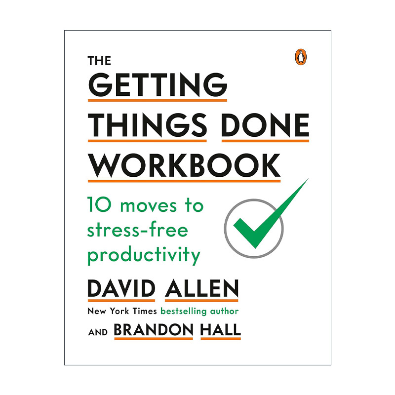 英文原版 The Getting Things Done Workbook 搞定 无压工作的艺术练习册 David Allen戴维·艾伦 英文版 进口英语原版书籍