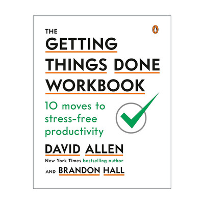 英文原版 The Getting Things Done Workbook 搞定 无压工作的艺术练习册 David Allen戴维·艾伦 英文版 进口英语原版书籍