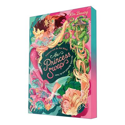 英文原版 Rapunzel and the Sea Witch The Princess Swap 长发公主与海女巫 小美人鱼与高塔 儿童奇幻小说 童话改编 Kim Bussing