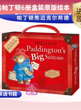 Paddington’s Big Suitcase 英文原版绘本 经典儿童故事绘本 小熊帕丁顿6册盒装  帕丁顿熊 迈克尔邦德 英文版进口英语书籍