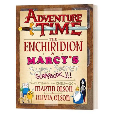 英文原版 Adventure Time The Enchiridion & Marcy's Super Secret Scrapbook 探险活宝画册 英文版 进口英语原版书籍