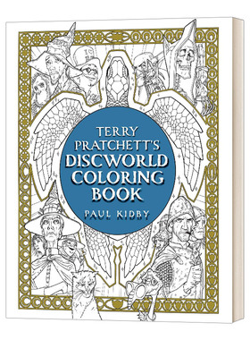 英文原版 Terry Pratchett's Discworld Coloring Book 特里普拉切特涂色书 英文版 进口英语原版书籍
