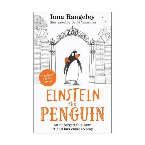 英文原版 Einstein the Penguin 企鹅爱因斯坦1 出人意料的背包客 儿童插画章节小说 英文版 进口英语原版书籍
