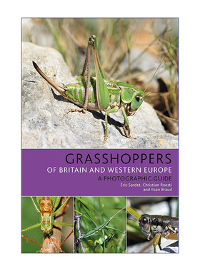 英文原版 Grasshoppers of Britain and Western Europe 英国西欧蚂蚱野外图鉴 英文版 进口英语原版书籍