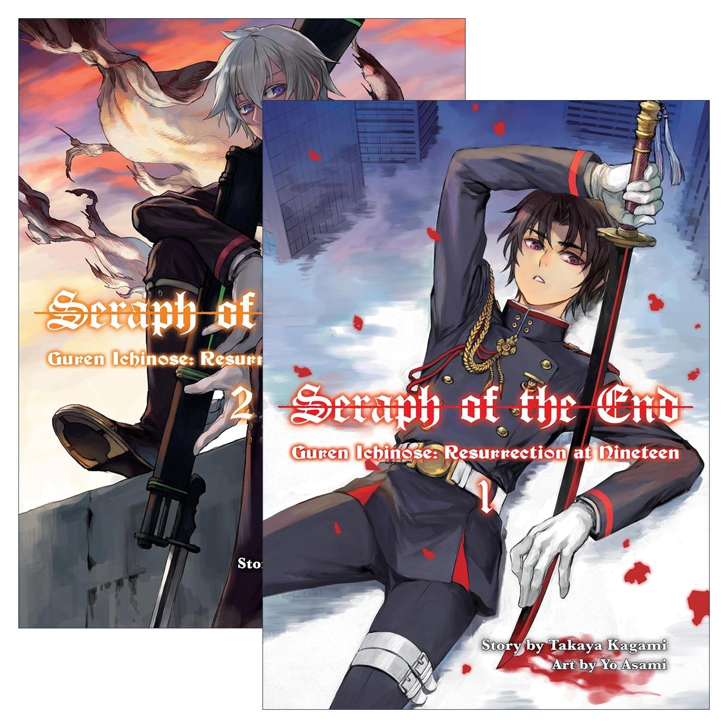 英文原版 Seraph of the End系列 终结的炽天使2册 十九岁的世界再诞 同名动漫漫画轻小说 英文版 进口英语原版书籍