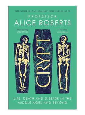 英文原版 Crypt 墓穴 中世纪及以后的生命 死亡与疾病 星期日泰晤士报畅销书 水石年度佳选 英文版 进口英语原版书籍