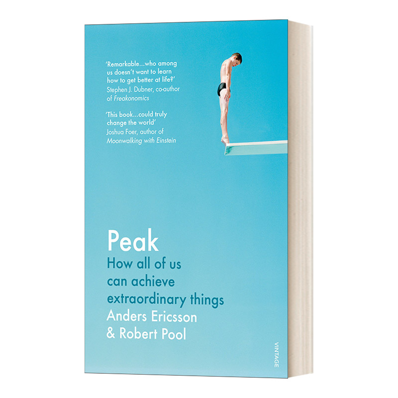 英文原版 Peak 刻意练习 如何从新手到大师 安德斯·艾利克森 英文版 进口英语原版书籍