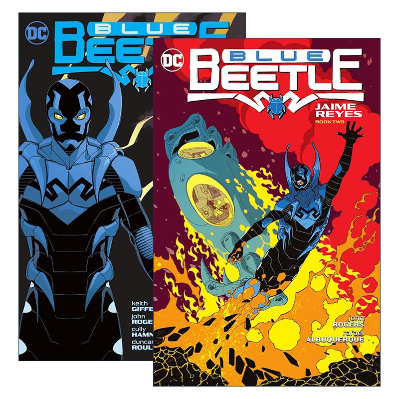 英文原版 Blue Beetle Jaime Reyes 蓝甲虫 海梅·雷耶斯2册 DC漫画 John Rogers 英文版 进口英语原版书籍