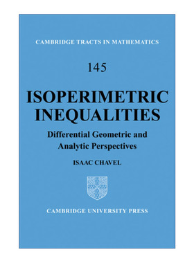 英文原版 Isoperimetric Inequalities 等周不等式 剑桥数学丛书系列 英文版 进口英语原版书籍