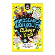 英文原版 Wordsearch Workouts for Clever Kids 智慧小孩系列 单词搜索谜题活动书 儿童词汇量与语言能力训练 进口英语原版书籍