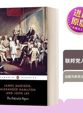 英文原版 The Federalist Papers 联邦党人文集 黑经典 英文版 进口英语原版书籍