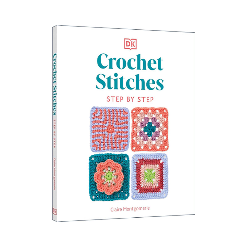 英文原版 Crochet Stitches Step-by-Step 钩针编织步骤  150多种基本针法 精装 英文版 进口英语原版书籍 书籍/杂志/报纸 生活类原版书 原图主图