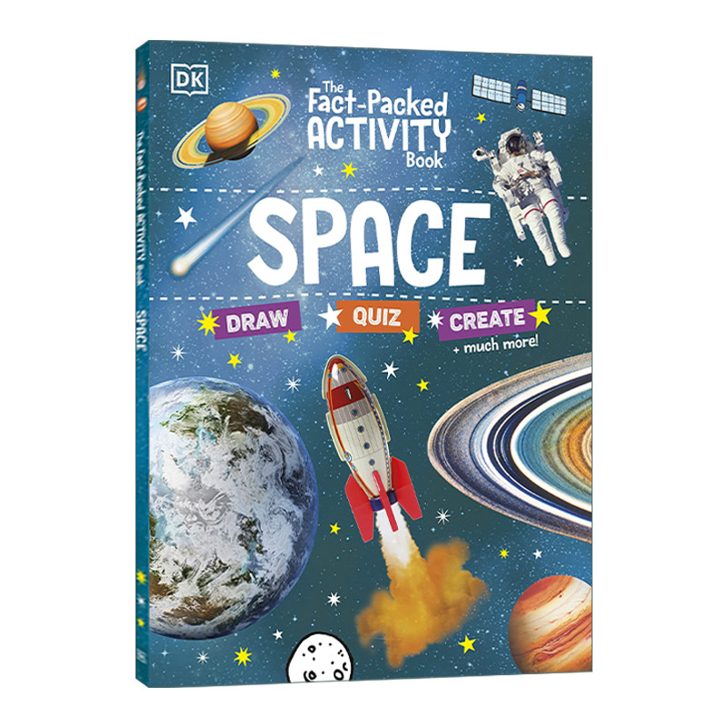英文原版 The Fact-Packed Activity Book: Space 活动操作书 太空百科知识主题 英文版 进口英语原版书籍