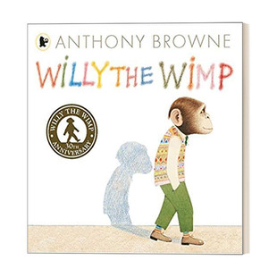 英文原版 Willy the Wimp 胆小鬼威利 大开绘本 国际安徒生奖插画家安东尼布朗Anthony Browne 英文版 进口英语原版书籍