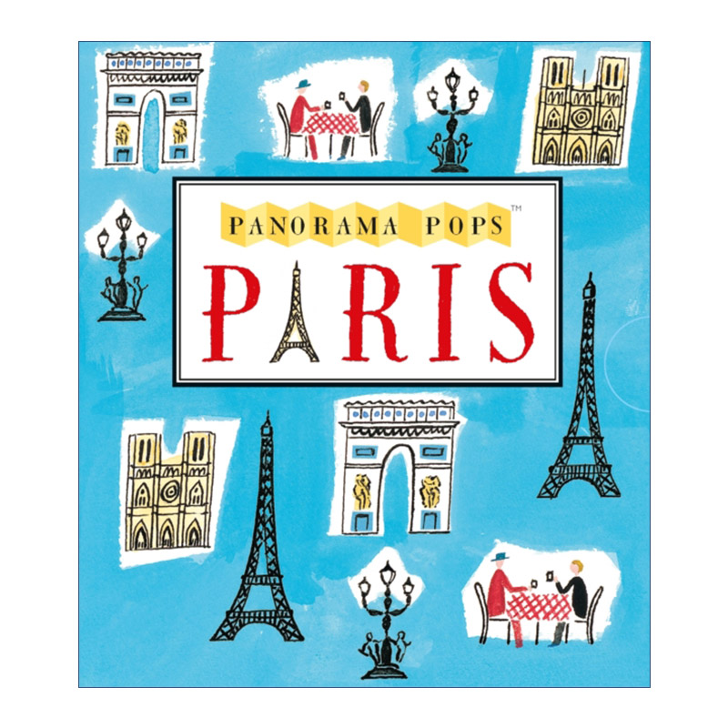 英文原版 Paris Panorama Pops 纸上城市全景立体书 巴黎 精装 英文版 进口英语原版书籍