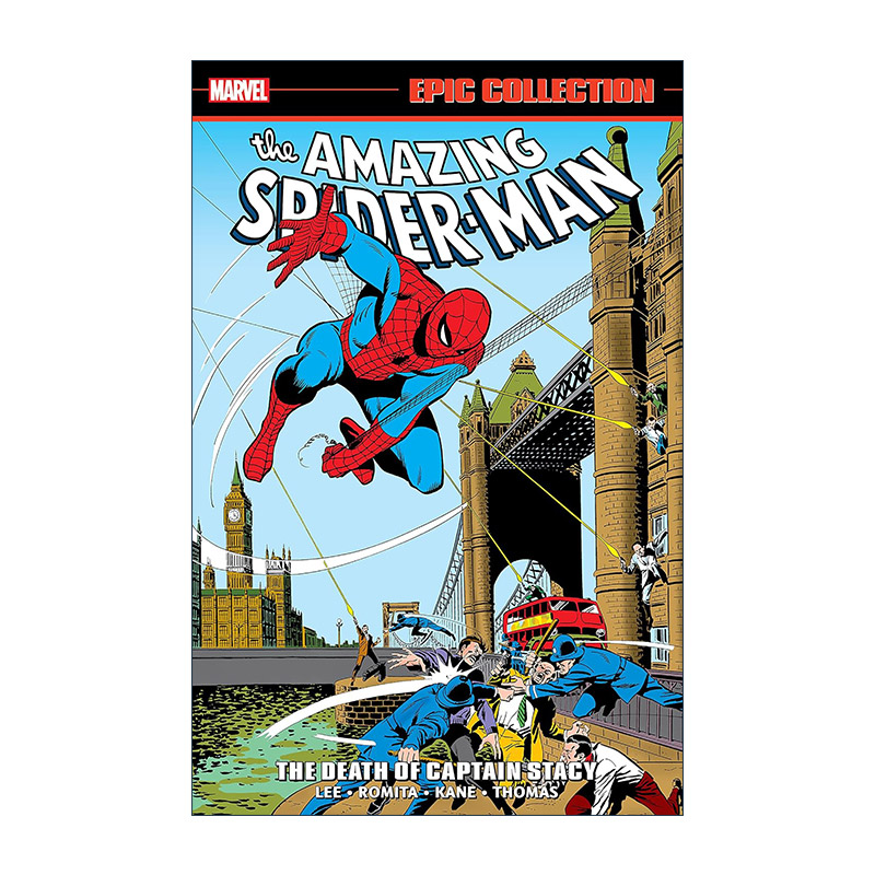 英文原版 Amazing Spider-Man Epic Collection 超凡蜘蛛侠史诗系列 斯塔西警官之死 漫威漫画英文版 进口英语原版书籍
