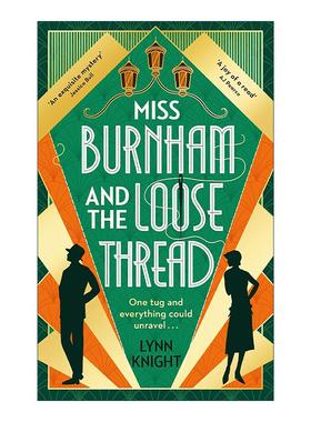 英文原版 Miss Burnham and the Loose Thread 伯翰小姐与松线头 女性轻松悬疑小说 英文版 进口英语原版书籍