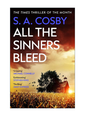 英文原版 All The Sinners Bleed 所有罪人都流血了 奇幻悬疑惊悚小说 亚马逊年度好书 2023奥巴马夏日书单 英文版 进口英语书籍