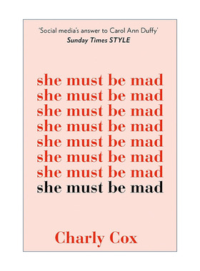 英文原版 She Must Be Mad 她一定是疯了 女性成长诗集 Charly Cox 英文版 进口英语原版书籍
