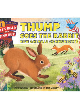 英文原版 Let's Read and Find Out 1 Thump Goes the Rabbit 自然科学启蒙L1 动物们怎么交流 英文版 进口英语原版书籍