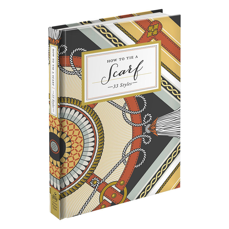 英文原版 how to tie a scarf 如何系围巾 精装 英文版 进口英语原版