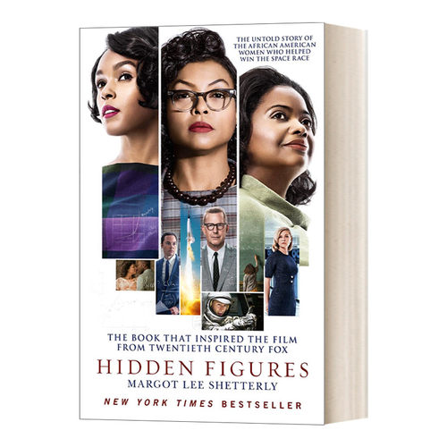 英文原版 Hidden Figures 隐藏人物 NASA无名英雄 电影封面版 美国大学新生书单 英文版 进口英语原版书籍