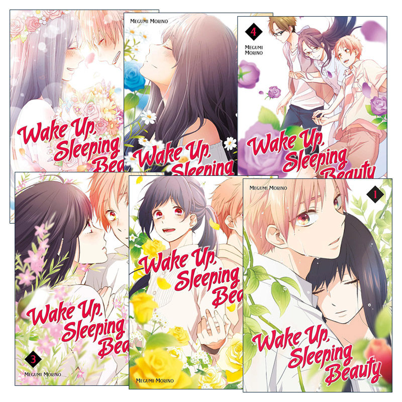英文原版 Wake Up  Sleeping Beauty 早上好，睡美人系列1-6册 少女爱情漫画 花野井同学和相思病作者森野萌 英文版 进口原版书籍